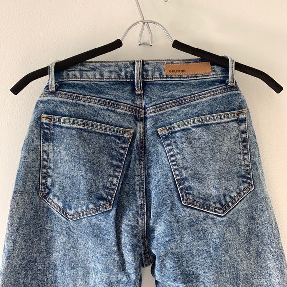 GRLFRND Acid Wash Straight Leg Jeans - Picture 3 of 9